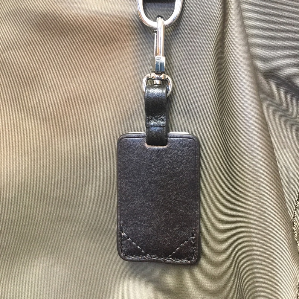 Tumi Voyageur Tote Bag Olive Green Brown Travel Work Business Casual Vacation - Picture 7 of 16
